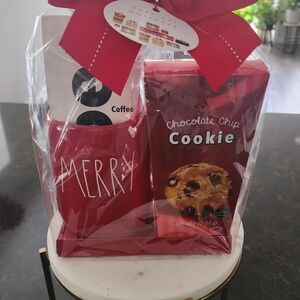 Rae Dunn Red Merry Mug Gift Set